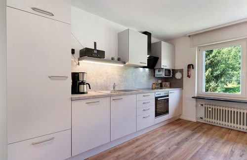 Hundsbach Apartamento | Apartamento 'Ferienwohnung Mit 95qm' con vistas a la montaña, jardín compartido y Wi-Fi