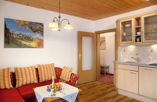 Obergrainau Apartamento | Apartamento 'Ferienwohnung Zugspitze' con vistas a la montaña, balcón y Wi-Fi