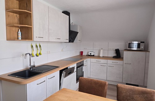 Rimbach Apartamento | Apartamento 'Ferienwohnung Rimbach' con piscina compartida, jardín compartido y Wi-Fi