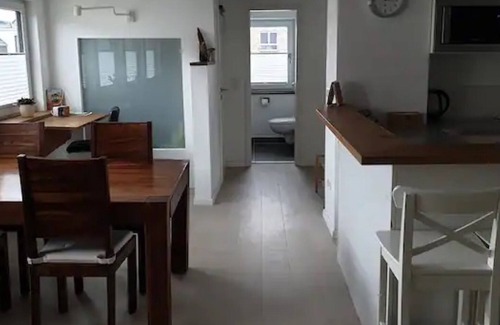 Telgte Apartamento | Apartamento 'Ferienwohnung Feuerbach' con terraza compartida, jardín compartido y Wi-Fi