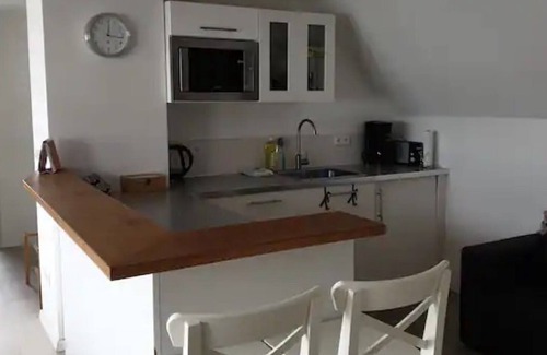 Telgte Apartamento | Apartamento 'Ferienwohnung Feuerbach' con terraza compartida, jardín compartido y Wi-Fi