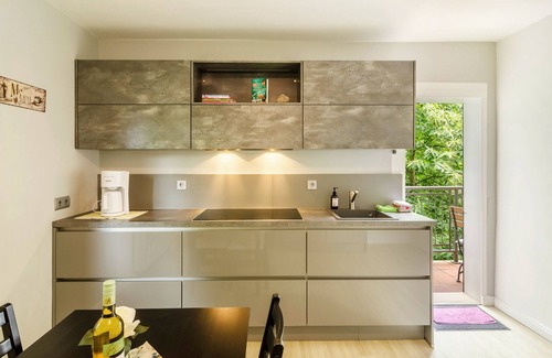 Idafehn Apartamento | Apartamento 'Fewo2 Seelter Uutkiek Saterland' con terraza privada, jardín compartido y Wi-Fi