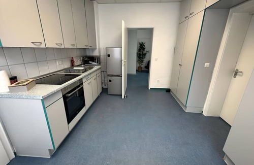 Nordhorn Apartamento | Apartment Flixi II - Doppelzimmer für Zwei Personen mit Gemeinschaftsflächen
