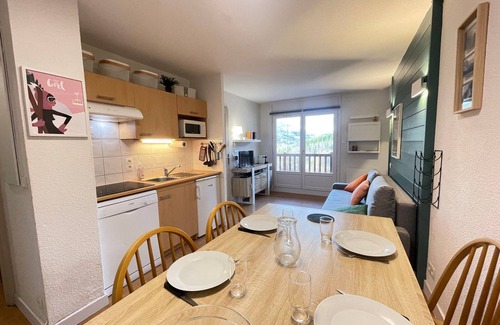 Flumet Apartamento | Apartamento para 6 pers. con piscina al pie de las pistas