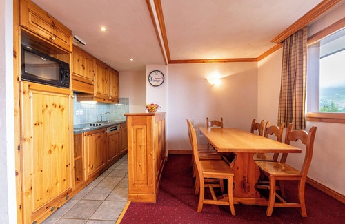 Plagne Villages Apartamento | Apartamento "Résidence Aspen" con vistas a la montaña, jardín privado y balcón