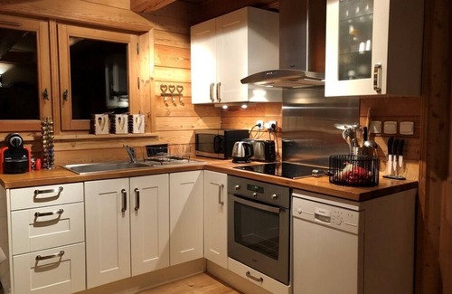 Monetier-les-Bains Apartamento | Apartamento en prestigioso chalet de madera en Monetier les Bains