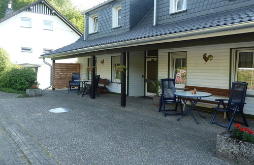 Niederlandenbeck Apartamento | Apartamento 'Fuchs' con piscina compartida, terraza privada y Wi-Fi