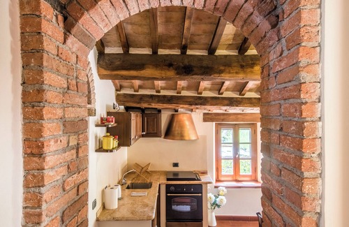 Castiglione d'Orcia Apartamento | Apartamento "Gemma Bianca-Tavoleto" con vistas a la montaña, jardín y Wi-Fi