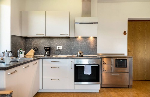 Luson Apartamento | Apartamento 'Gatscherhof Abendrot' con vistas a la montaña, jardín compartido y Wi-Fi