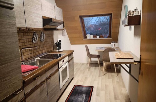 Osteel Apartamento | Apartamento 'Gemütliche Ferienwohnung' con balcón