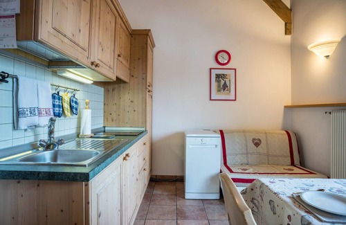 Gionghi-Cappella Apartamento | Apartamento 'Giongo Residence Aparthotel 203' con vistas a la montaña, terraza compartida y Wi-Fi