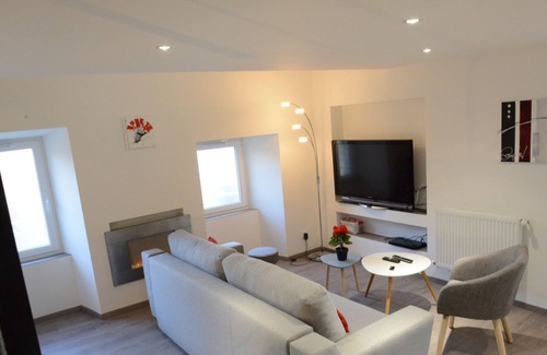 Samoyas Apartamento | Apartamento 'Gîte De Laphine' con vistas a la montaña, terraza privada y Wi-Fi
