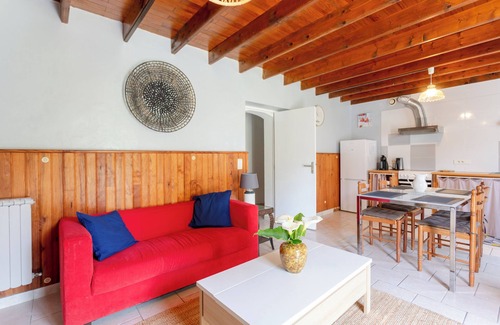 Guiche Apartamento | Apartamento 'Gte Oihana Class 3 Au Coeur Du Pays' con terraza privada, jardín privado y Wi-Fi