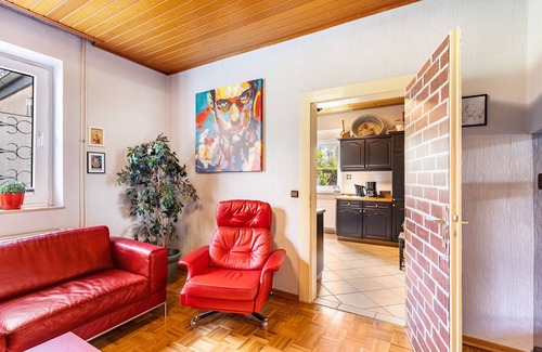 Korbach Apartamento | Apartamento 'Happy Place Indu Style' con terraza privada, jardín privado y Wi-Fi