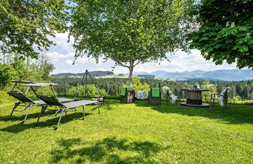 Oberreute Apartamento | Apartamento 'Harmonie' con jardín compartido y Wi-Fi