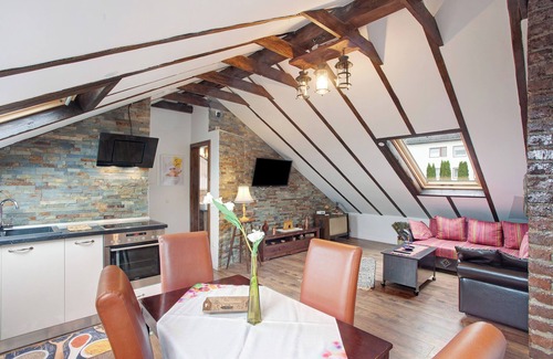 Heringhausen Apartamento | Apartamento "Haus Elena Wohnung 7A" con vistas a la montaña, aire acondicionado y terraza