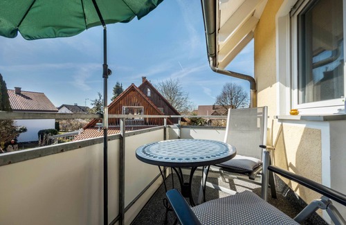 Langenargen Apartamento | Apartamento 'Haus Grete' con vistas al lago y balcón