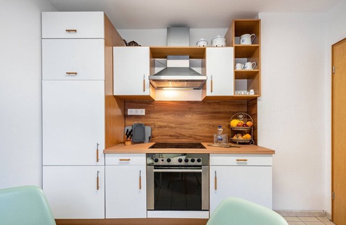 Horden am Harz Apartamento | Apartamento 'Haus-Landzeit' con terraza privada, jardín compartido y Wi-Fi