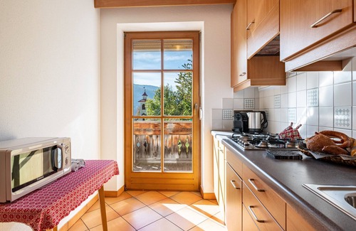Villabassa Apartamento | Apartamento Häuslerhof Betula con vistas a la montaña, balcón y Wi-Fi