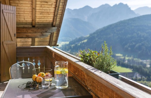 Villabassa Apartamento | Apartamento Häuslerhof Tilia con vistas a la montaña, balcón y Wi-Fi