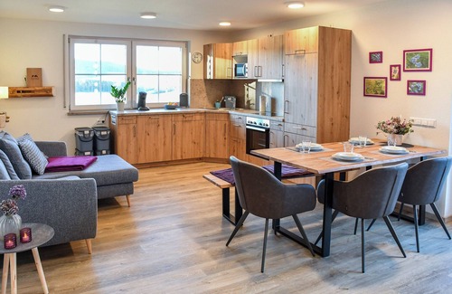 Lauterbach Apartamento | Apartamento 'Heidelbeere' con terraza compartida, jardín compartido y Wi-Fi
