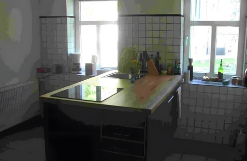 Friedland Apartamento | Apartamento 'Henning con 2 habitaciones' con terraza compartida, jardín compartido y wifi