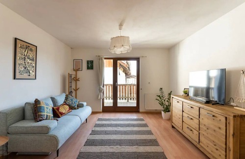 Sorafurcia Apartamento | Apartamento "Casa de vacaciones Julia" con vistas a la montaña, balcón y Wi-Fi