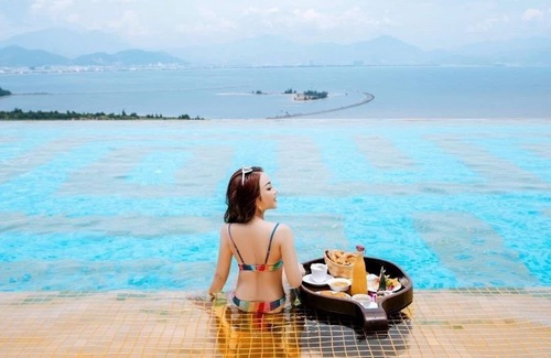 Son Tra Apartamento | Apartment hotel at wyndham golden bay có ban công máy giặt