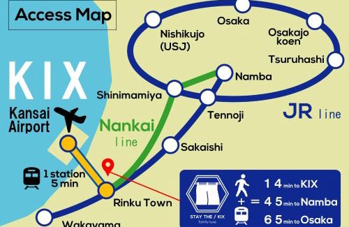 Izumisano Apartamento | Apartment Hotel STAY THE Kansai Airport