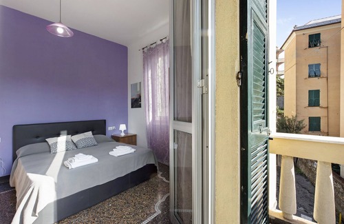 Quarto dei Mille Apartamento | Apartamento 'Casa LEOMAR' con Balcón, Wi-Fi y A/C
