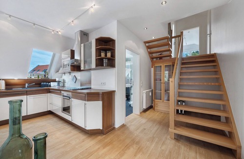 Region Hannover District Apartamento | Apartamento 'Hus An´t Water' con vistas al mar, Wi-Fi y aire acondicionado
