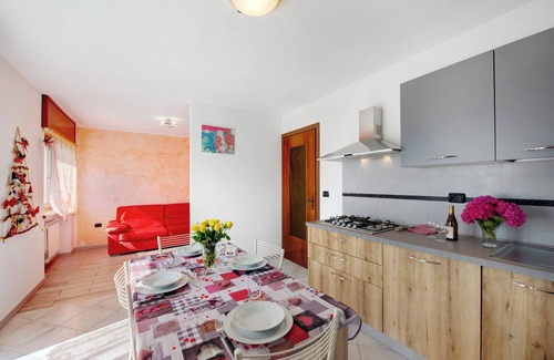 Quart Apartamento | Apartamento 'Il Piccolo Nido' con vistas a la montaña, jardín compartido y Wi-Fi