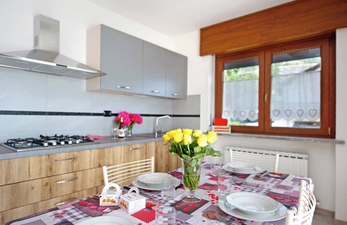 Quart Apartamento | Apartamento 'Il Piccolo Nido' con vistas a la montaña, jardín compartido y Wi-Fi