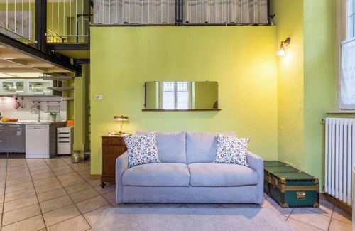 Como Apartamento | Apartamento "Il Soppalco" con vistas a la montaña, Wi-Fi y aire acondicionado