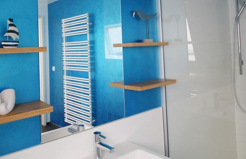 Geierswalde Apartamento | Apartamento en una casa flotante ubicado en el lago Geierswalder See