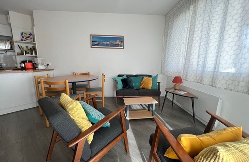 Ciboure Apartamento | Apartamento en Ciboure con piscina climatizada y parking privado