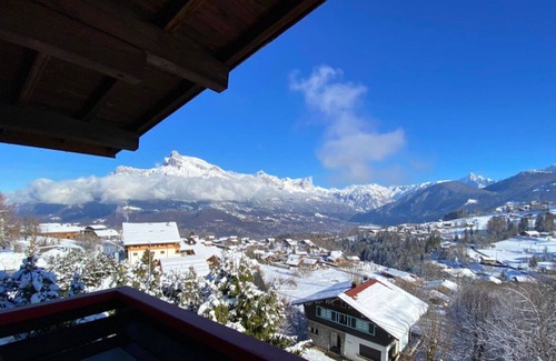 Combloux Apartamento | Apartment in Combloux facing Mont Blanc