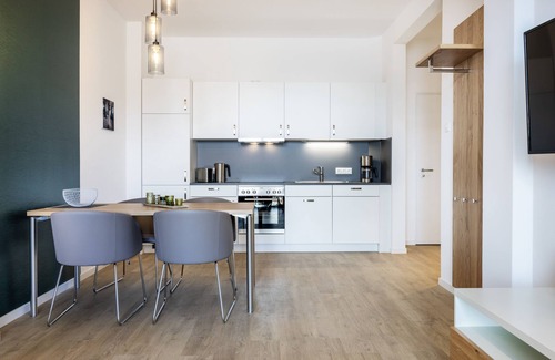 Wismar Apartamento | Apartment in Erstklassiger Lage mit Balkon und Tollem Blick auf den Alten Hafen