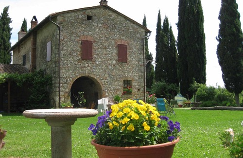 Cetona Apartamento | Apartamento en Agroturismo-Casa con jardín