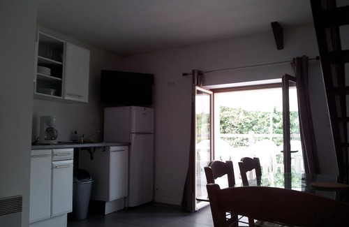 Arradon Apartamento | Apartamento en granja reformada 2009 Terraza Morbihan, jardín