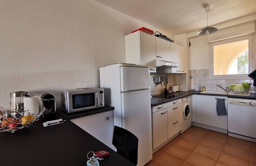 Corbara Apartamento | Apartment in L'île-Rousse, large T2, sea view, air conditioning, wifi