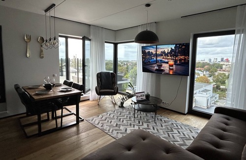 Kesklinn Apartamento | Apartment in new 20-story Manhattan-style building in the city center.