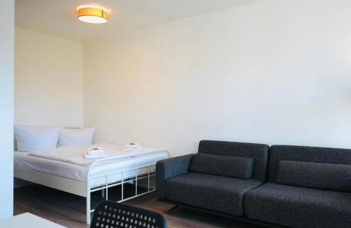 Wolfsburg Apartamento | Apartment in ruhiger Lage-Waschmaschine-Balkon