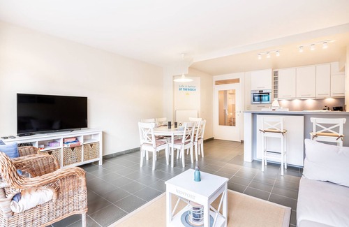 Sint-Idesbald Apartamento | Apartamento en St. Idesbald con vistas al mar