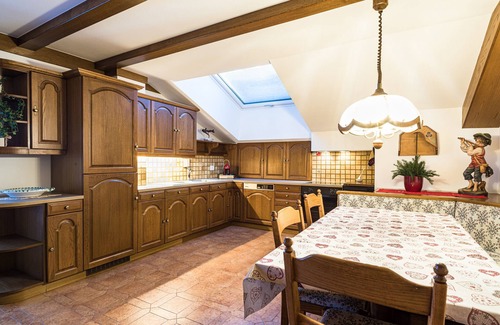 Selva di Val Gardena Apartamento | Apartamento "Piciulei Grant" con vistas a la montaña, jardín y Wi-Fi