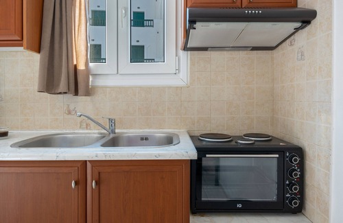 Merichas Apartamento | Apartamento 'Katerina Irida' con vistas al mar, Wi-Fi y aire acondicionado