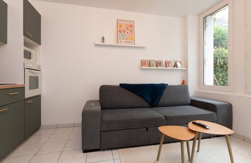 Lorient Apartamento | Apartamento 'Kerjulaude' con jardín privado y Wi-Fi