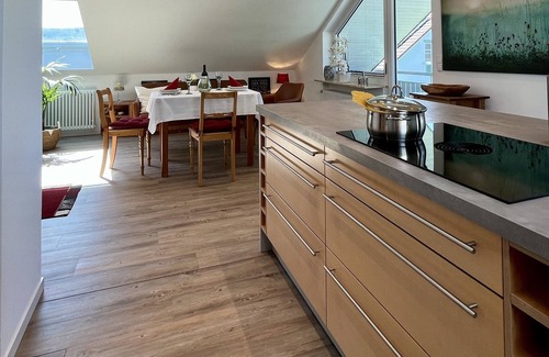 Ohningen Apartamento | Apartamento 'Klosterblick' con balcón y Wi-Fi