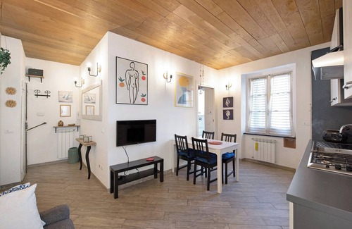 San Fruttuoso Apartamento | Apartamento "La Casa del Sole nel Borgo" con balcón y Wi-Fi
