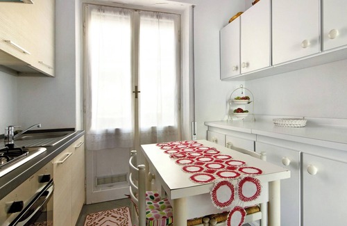 Zoagli Apartamento | Apartamento 'La Solatia' con vistas al mar, balcón y aire acondicionado